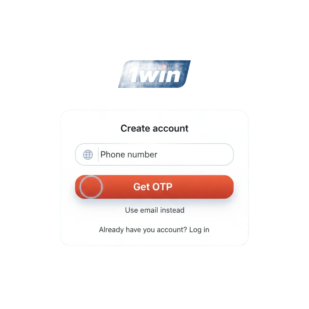 1win UI showing registration, login and verification steps, with 500% welcome bonus up to $2,000 on desktop and mobile.