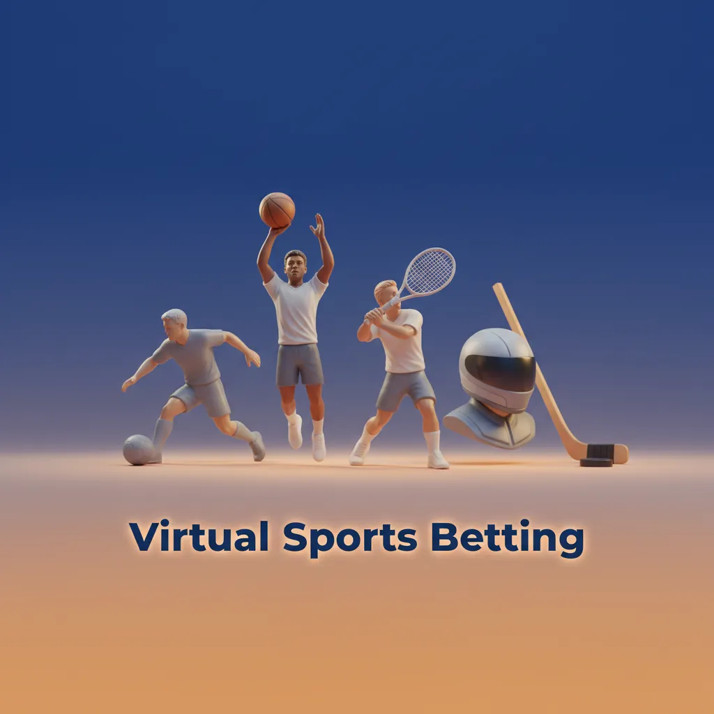 Virtual sports betting interface with football, cricket, horse racing and greyhounds; 24/7 RNG events, fast results.