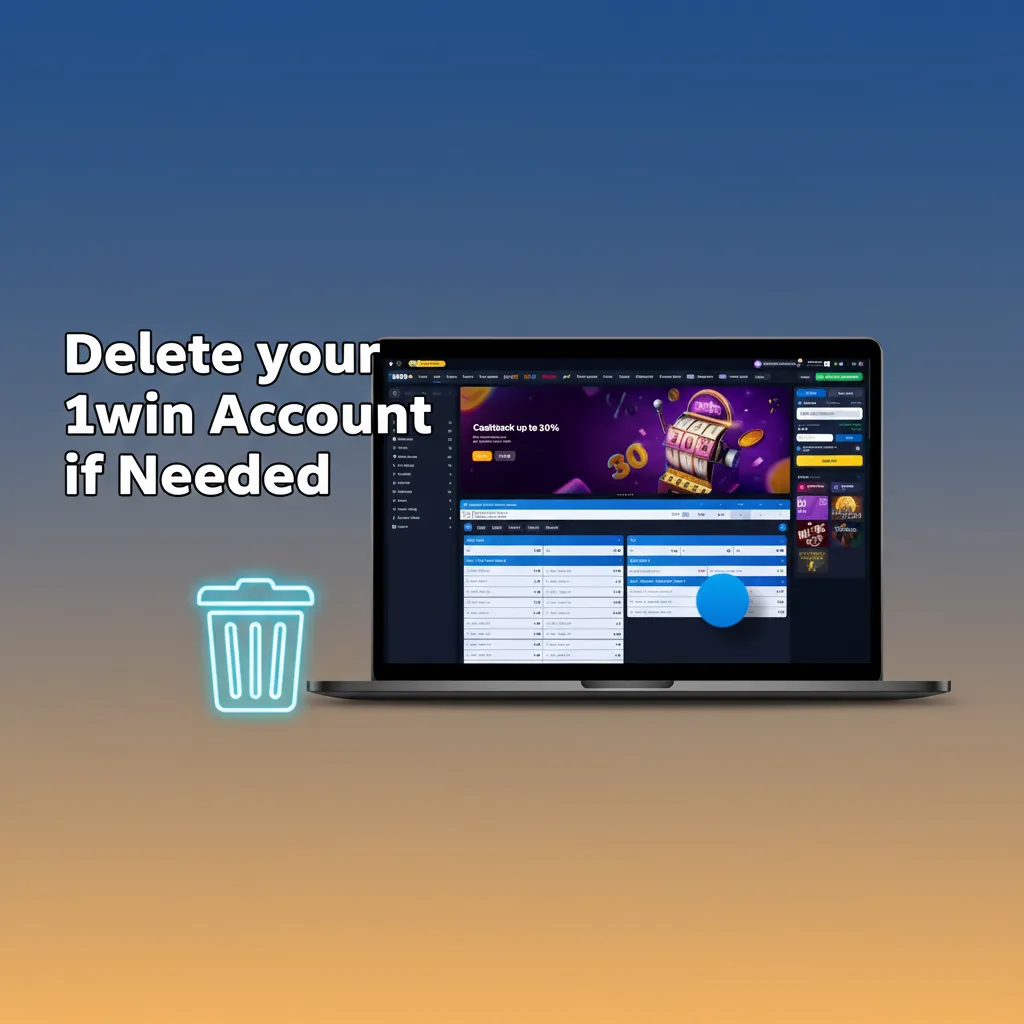 Steps to close your 1win account: withdraw funds, contact support, verify ID, confirm deletion.
