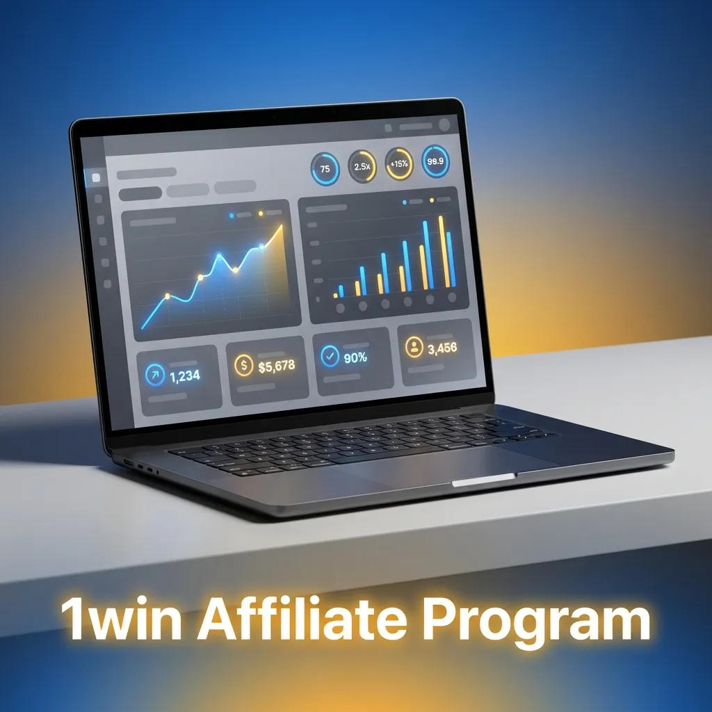 Partners earn up to 50% revenue share by referring players to 1win through custom tracking links with marketing support.