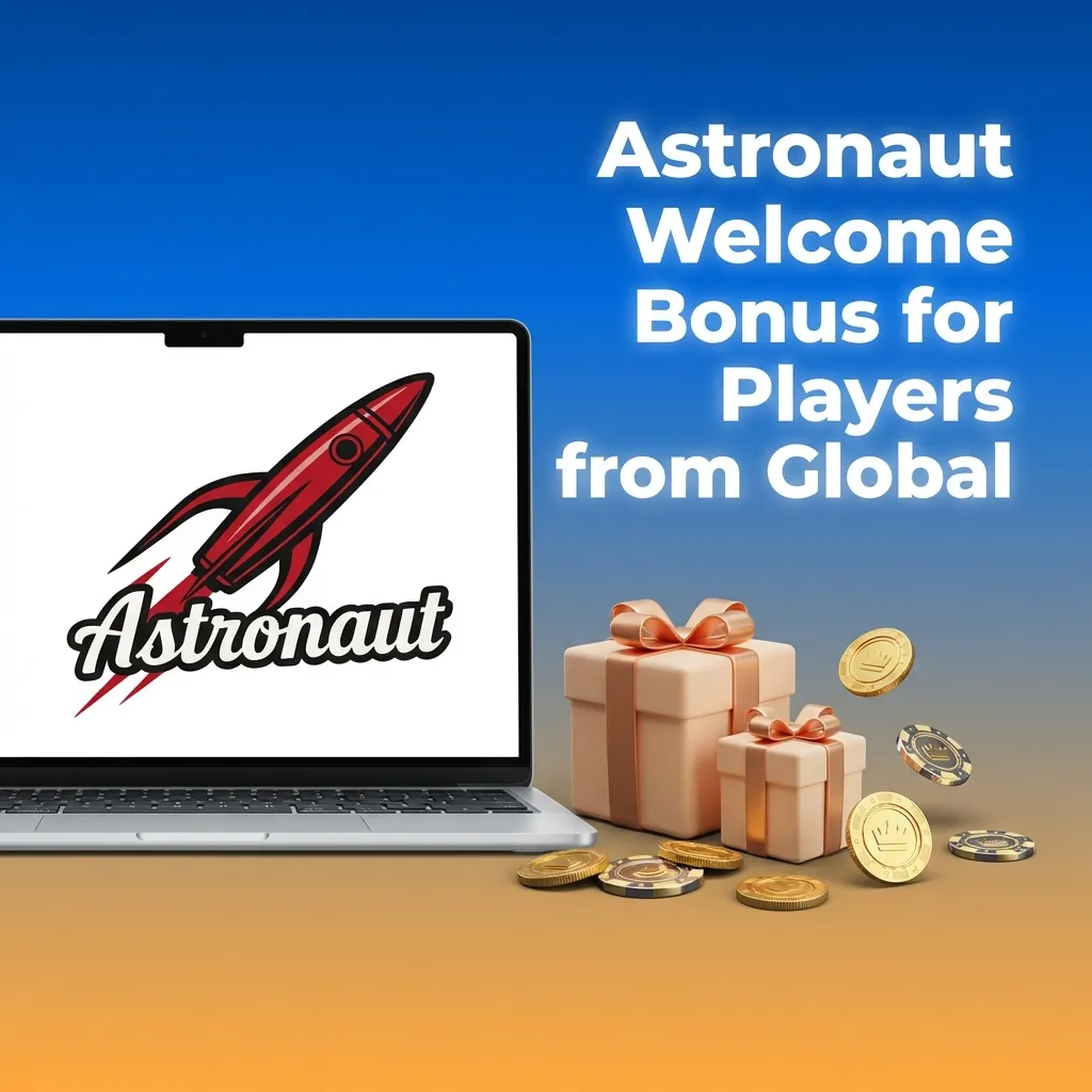 New players get 500% up to $2000 welcome bonus on Astronaut at 1win with 30x wagering requirement on first four deposits.