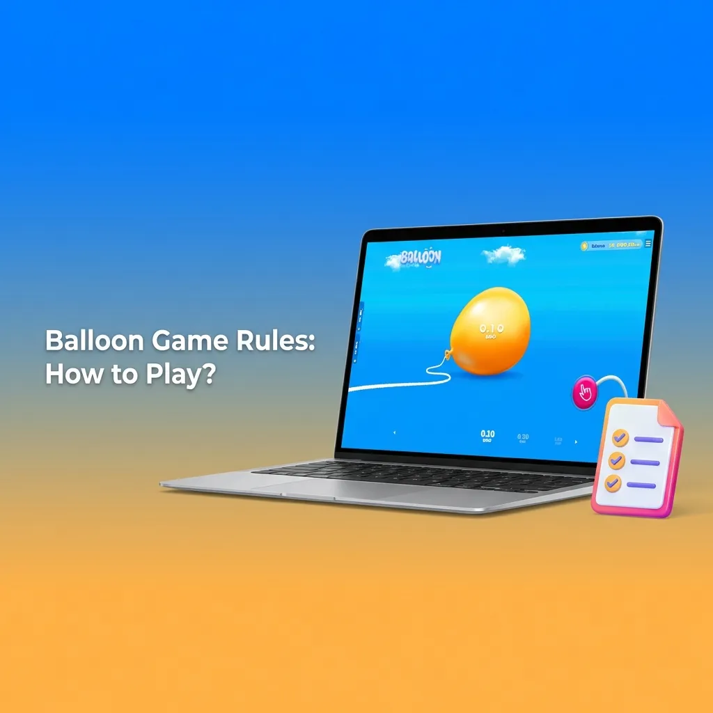 Player watching a balloon inflate with rising multiplier in a betting game, deciding when to cash out before it bursts.