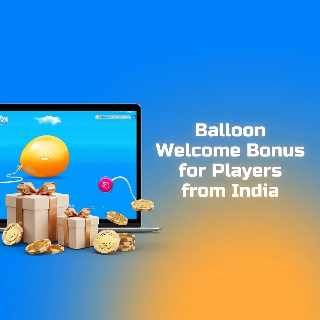 Indian casino players enjoying 500% welcome bonus up to ₹180,000 on first deposit with Balloon game promotion