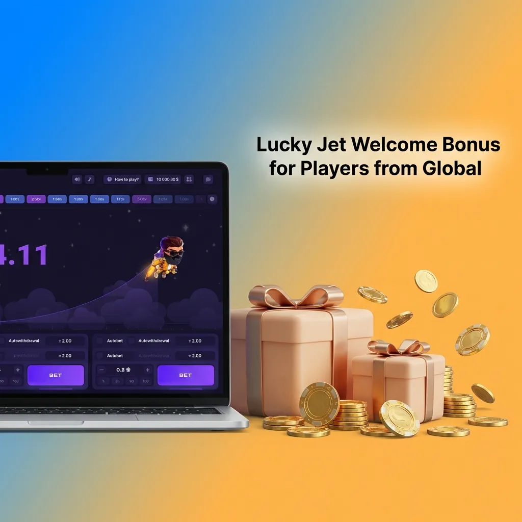 Lucky Jet casino 500% welcome bonus up to 2000 USD for new global players with deposit and wagering terms
