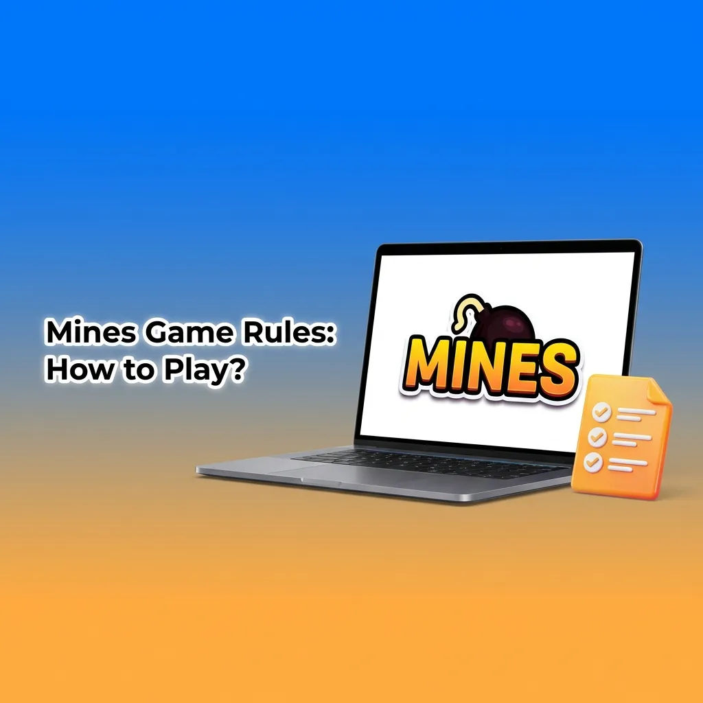 5x5 grid showing Mines game interface with hidden tiles, bombs, and safe squares for strategic gameplay