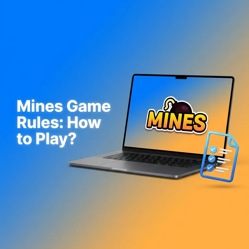 Grid-based Mines game showing hidden tiles with safe squares and mines, demonstrating risk-reward gameplay mechanics.