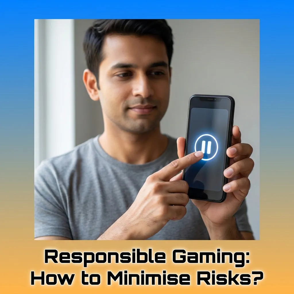 Person setting budget limits on casino gaming app to promote responsible gambling and minimize financial risks