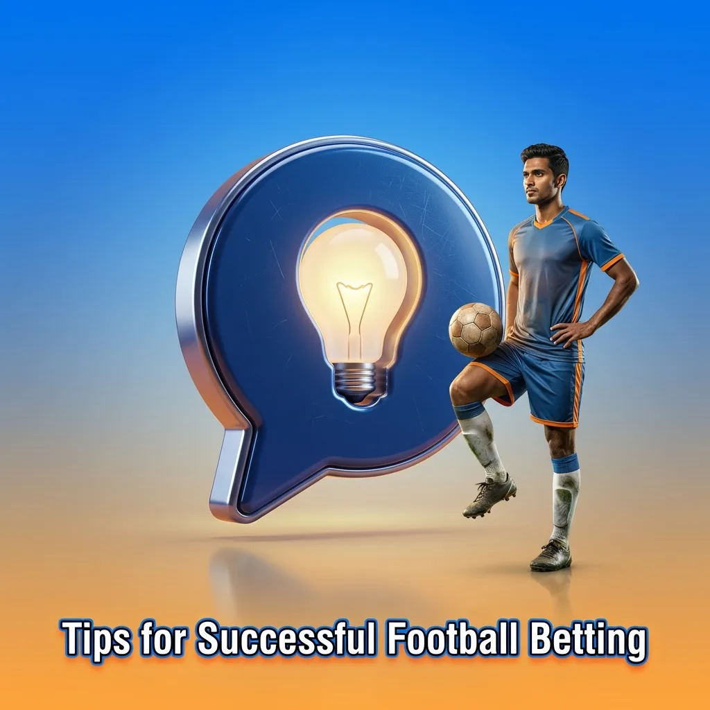 Football betting strategy tips including team form analysis, statistics review, and bankroll management advice