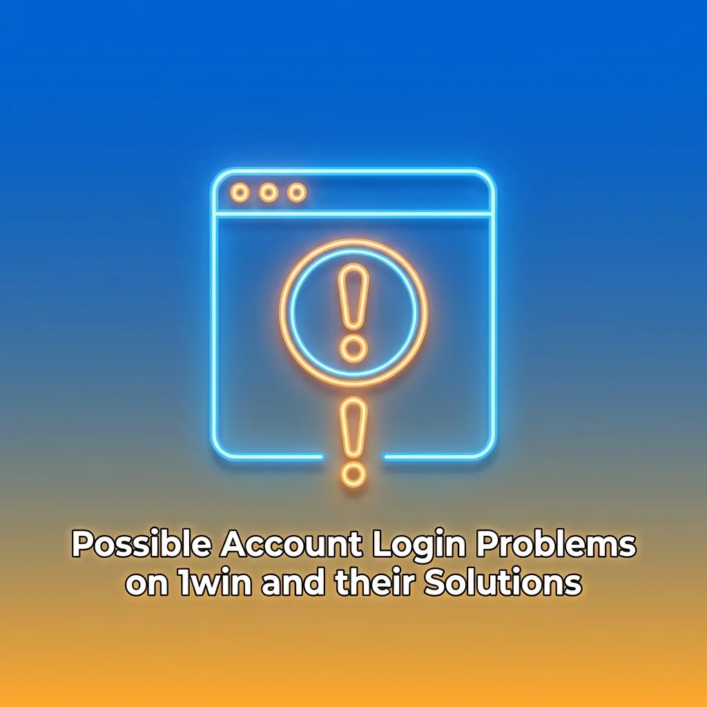 Troubleshooting table showing common 1win login issues like incorrect passwords, locked accounts, and their step-by-step solutions