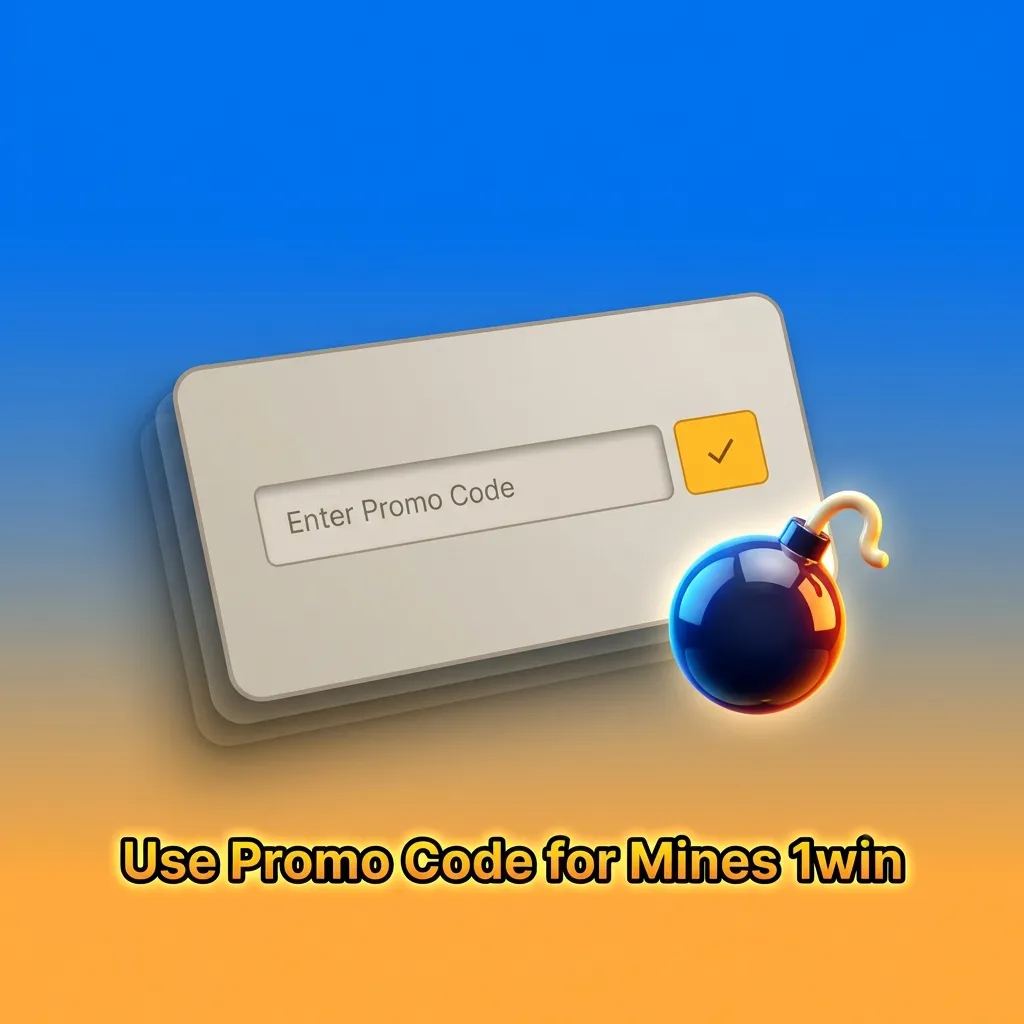 Player entering promo code MINES500 on 1win registration or deposit page to unlock bonus funds and free rounds