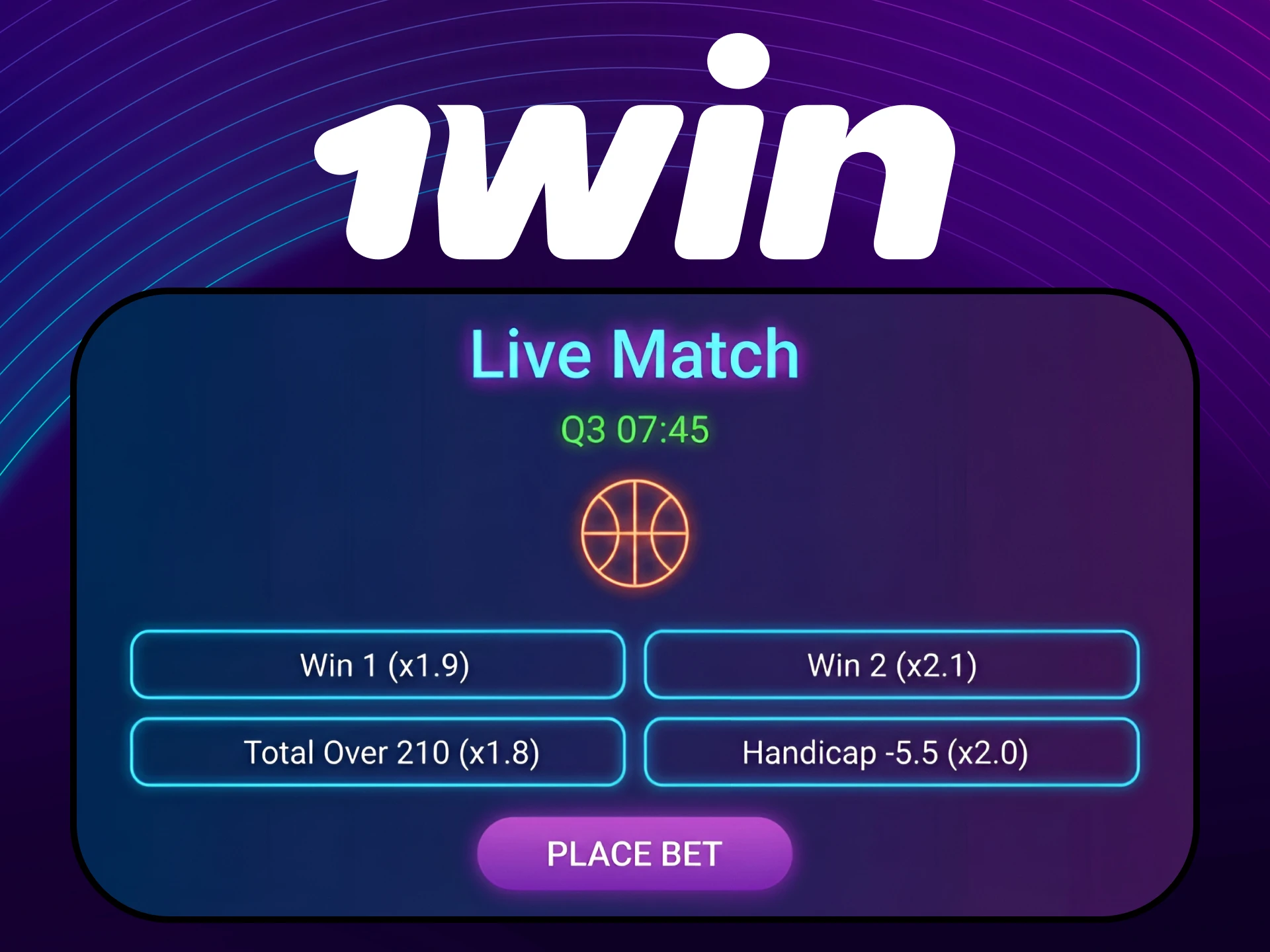 Place live betting stakes on 1win website for real-time action.
