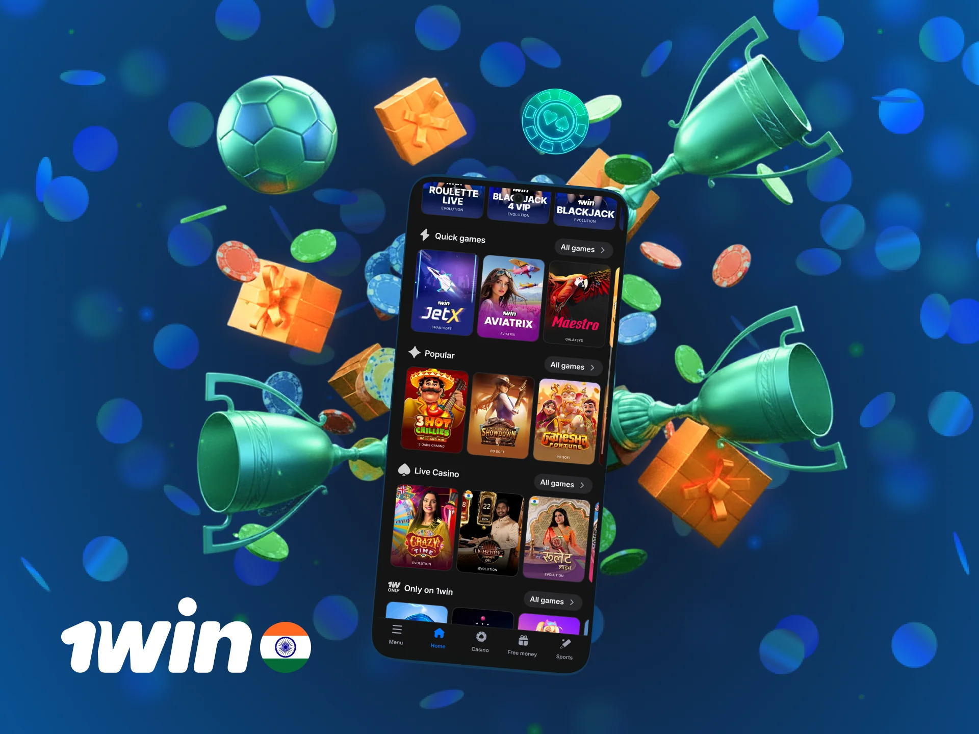 Claim exclusive 1win App bonuses for mobile players and win big.