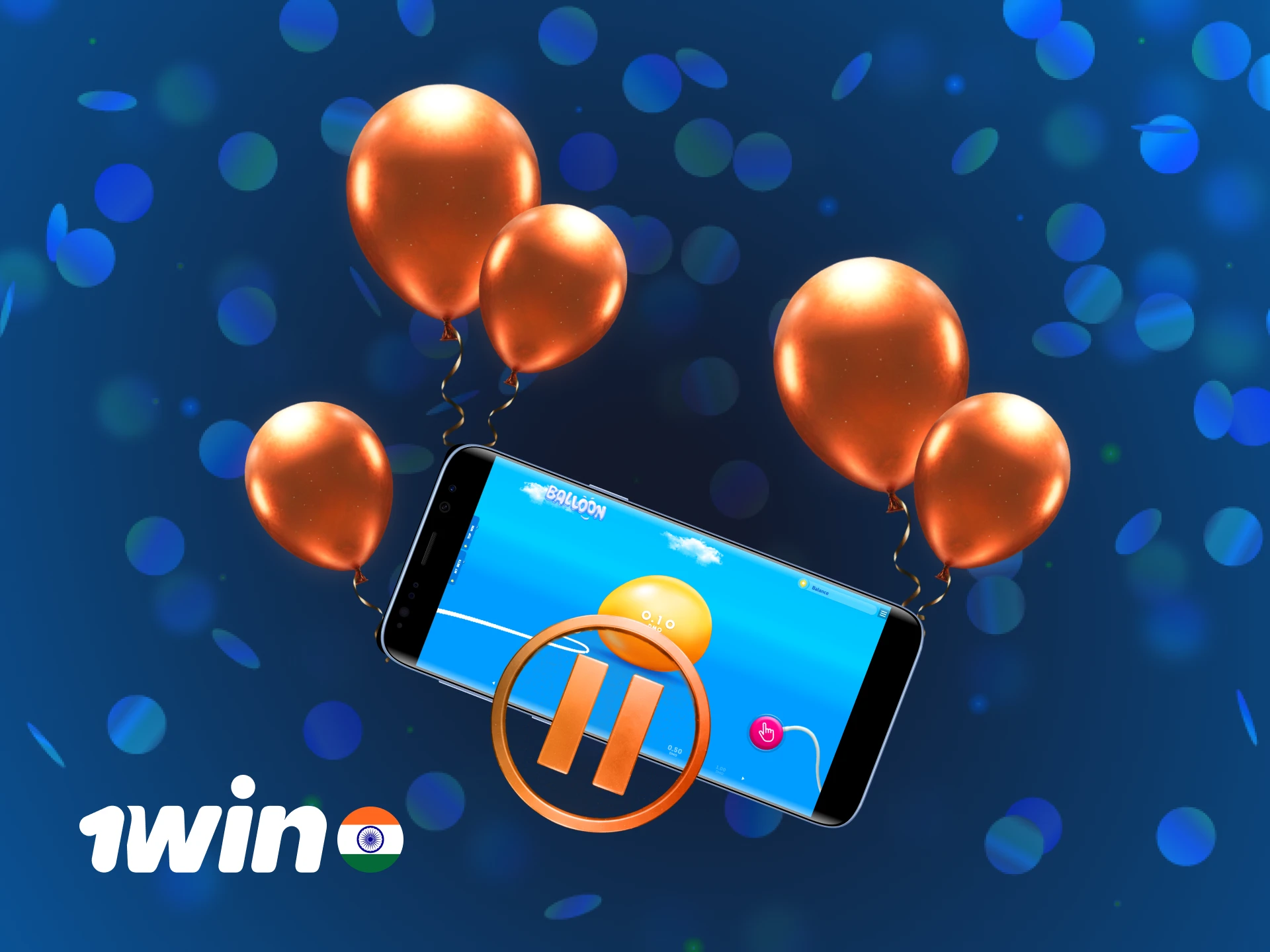 Practice responsible gaming while playing the 1win Balloon game.