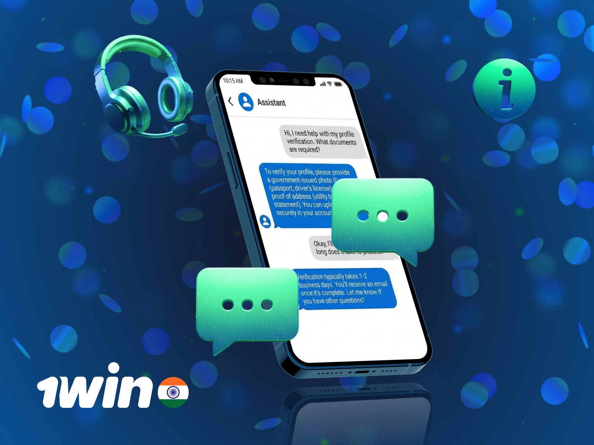 Contact the 1win India support team for immediate technical assistance.