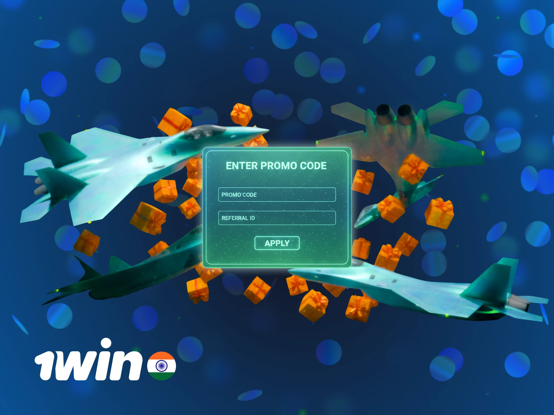 Apply a promo code for JetX at 1win and win.