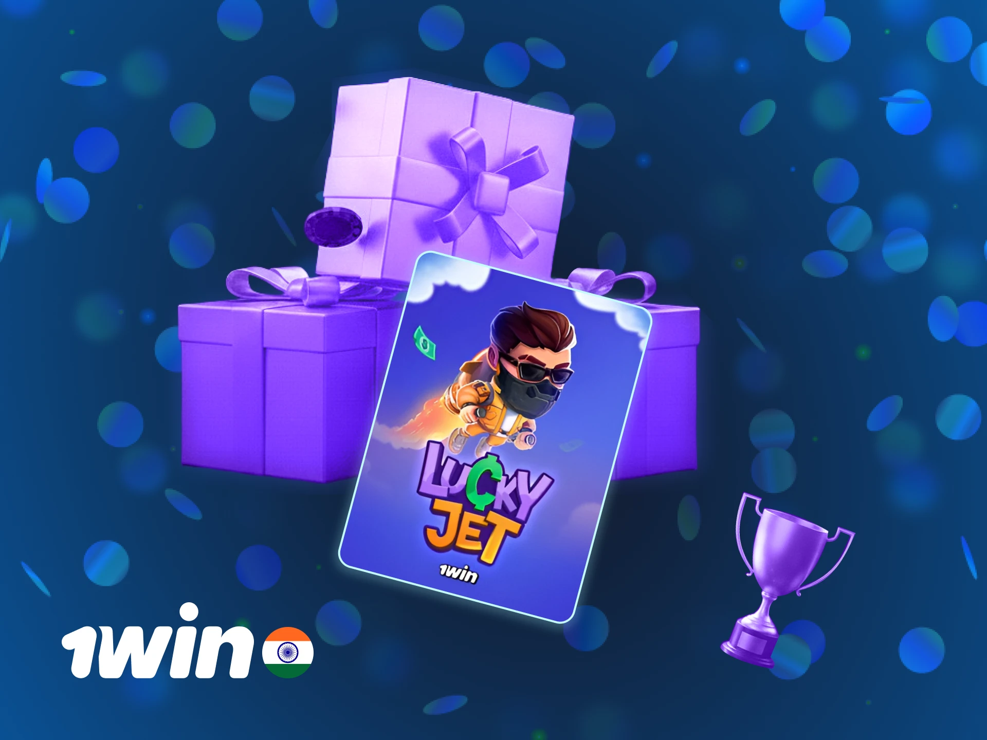 Claim a Lucky Jet welcome bonus to play at 1win India.