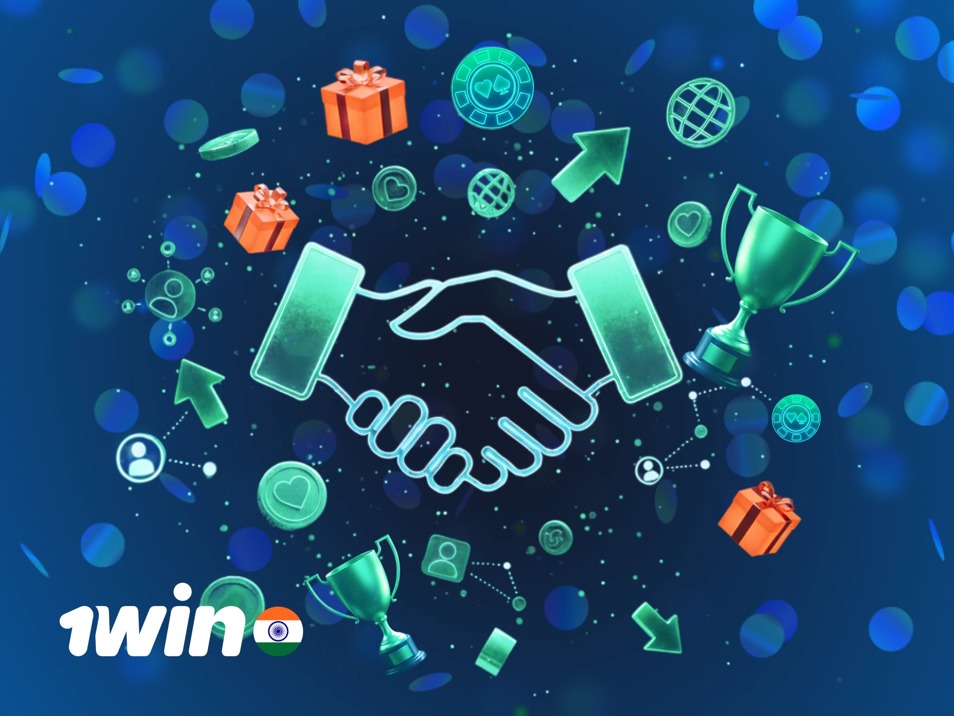 Become a partner through the 1win affiliate program.