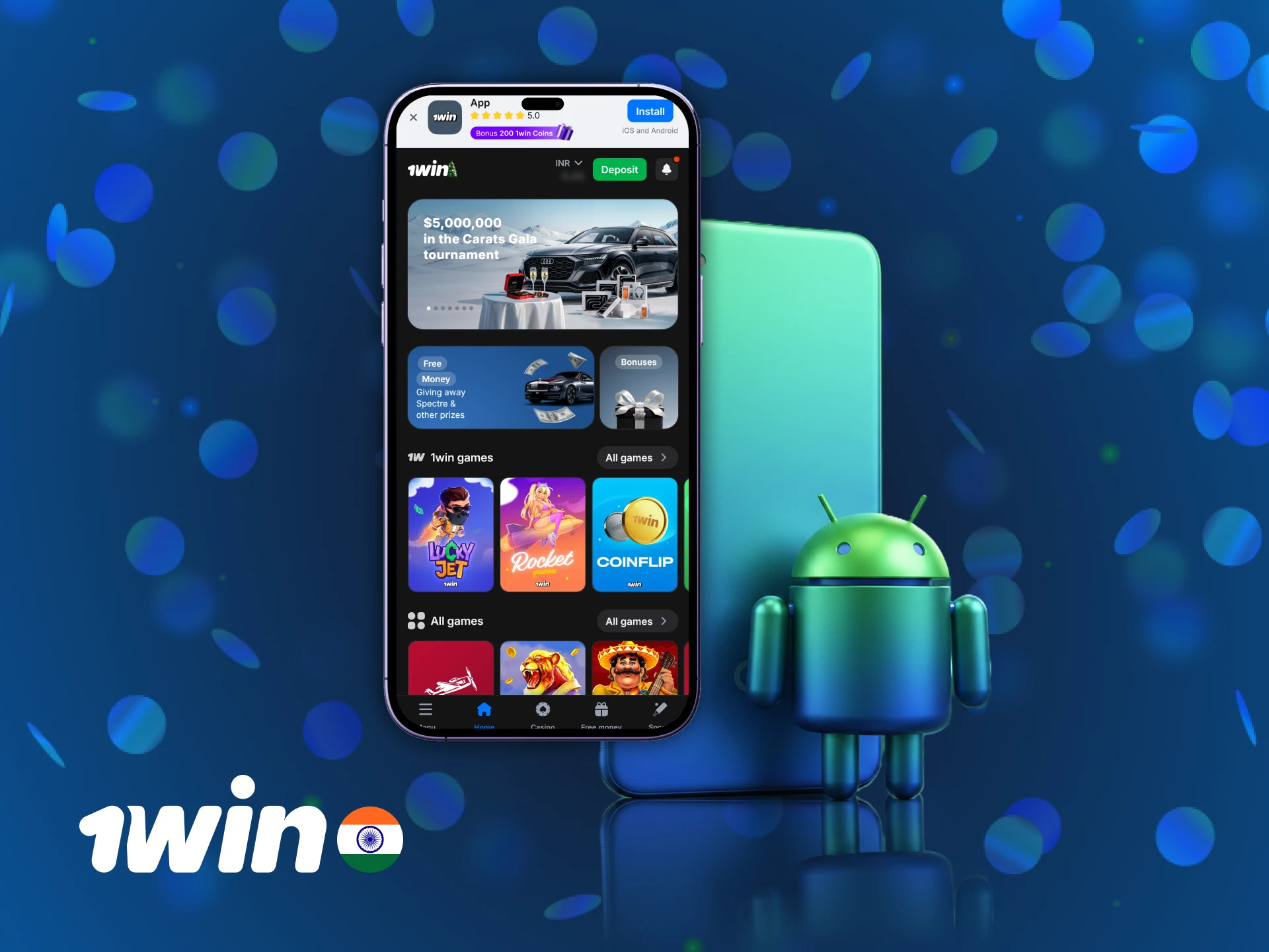 Download the 1win Android app for a seamless experience.