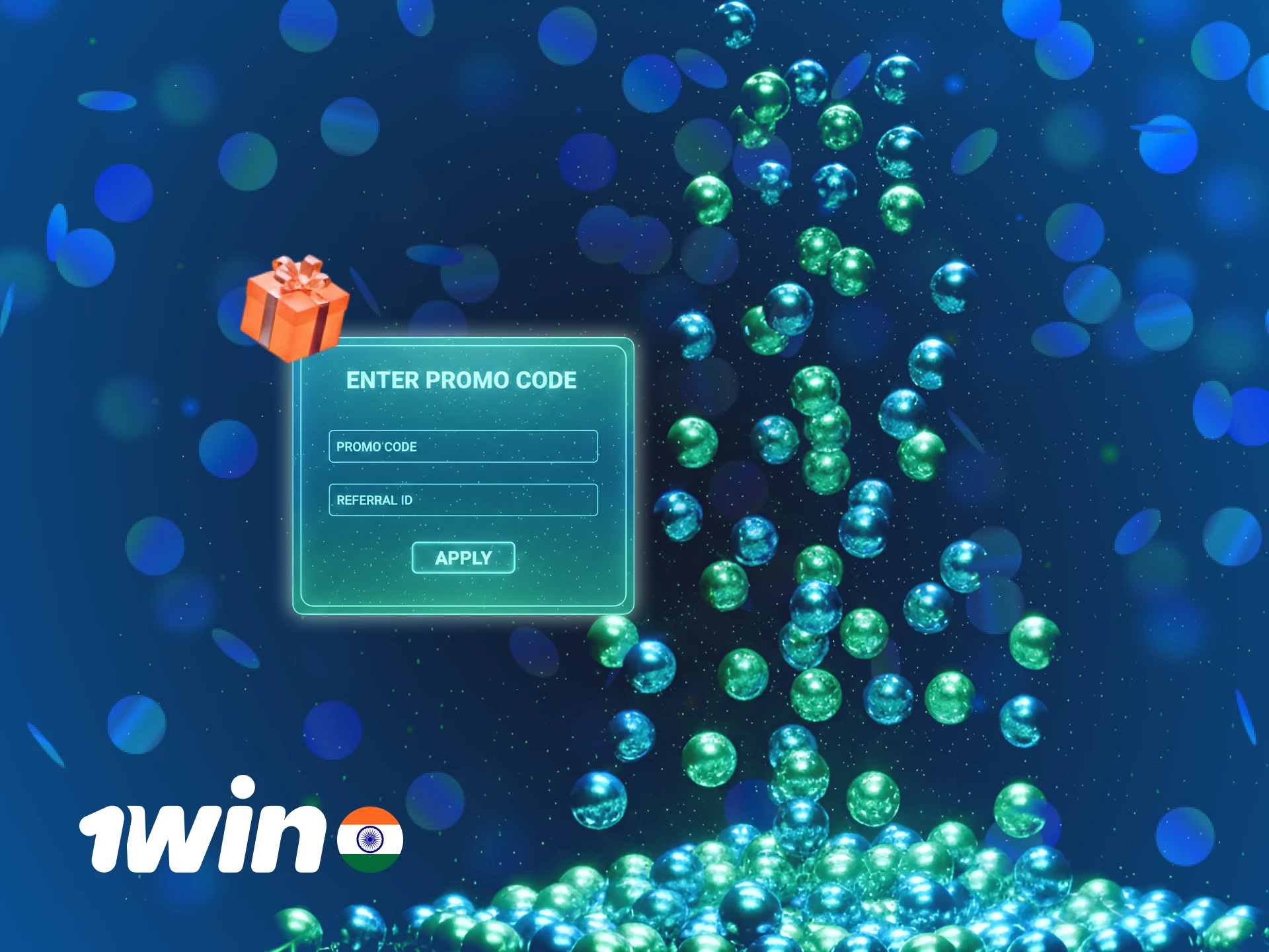 Apply a 1win promo code to play the Plinko online game.
