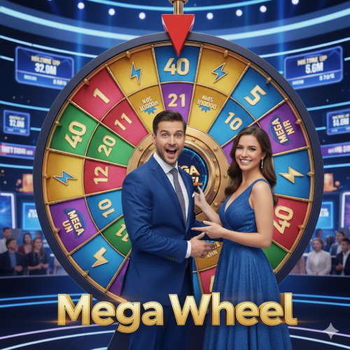 Spin the Mega Wheel game at the 1win Official Website.